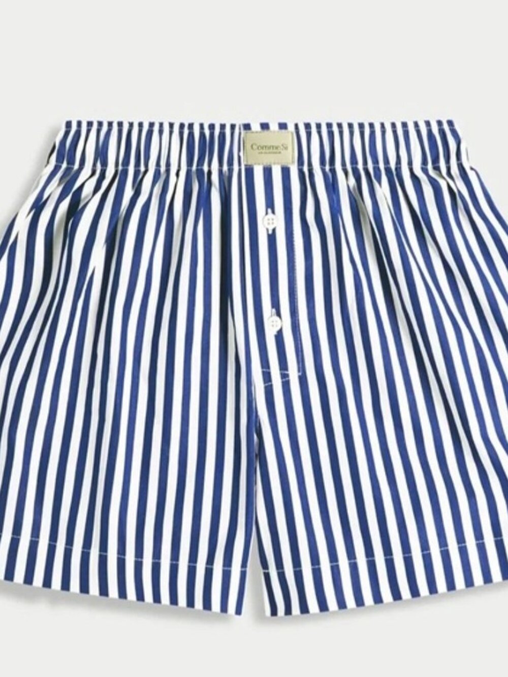 Comme Si La Boxer Classica Short in cabana M crisp 100% Italian cotton poplin